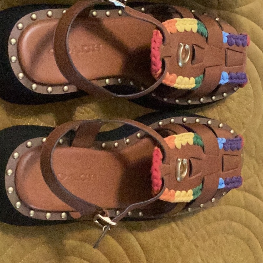 Coach Sandals and Matching handbag